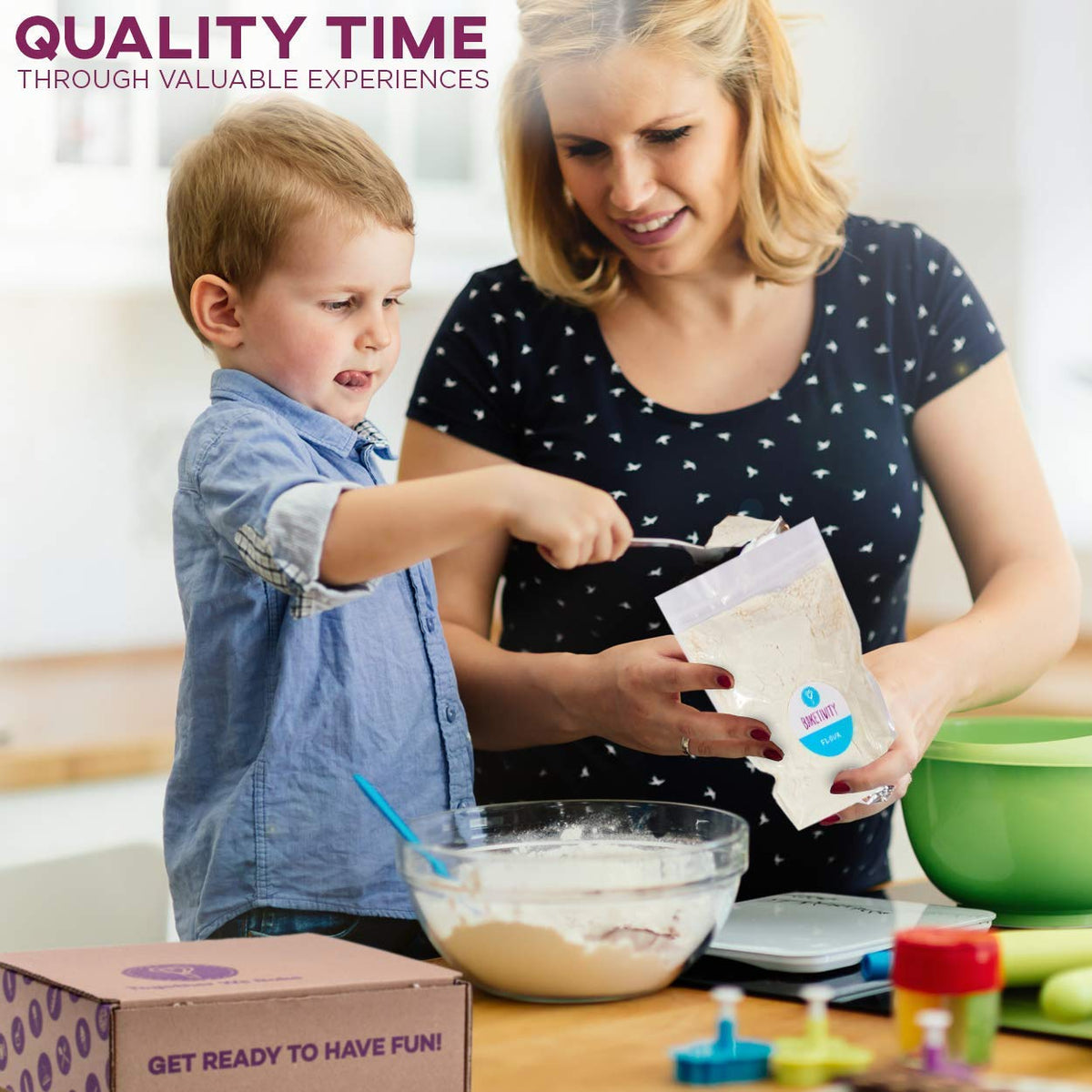 Confetti Muffins Kids Baking Kit with Pre