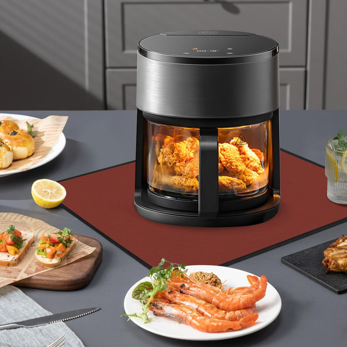 Heat Resistant Mats for Air Fryer on Countertop
