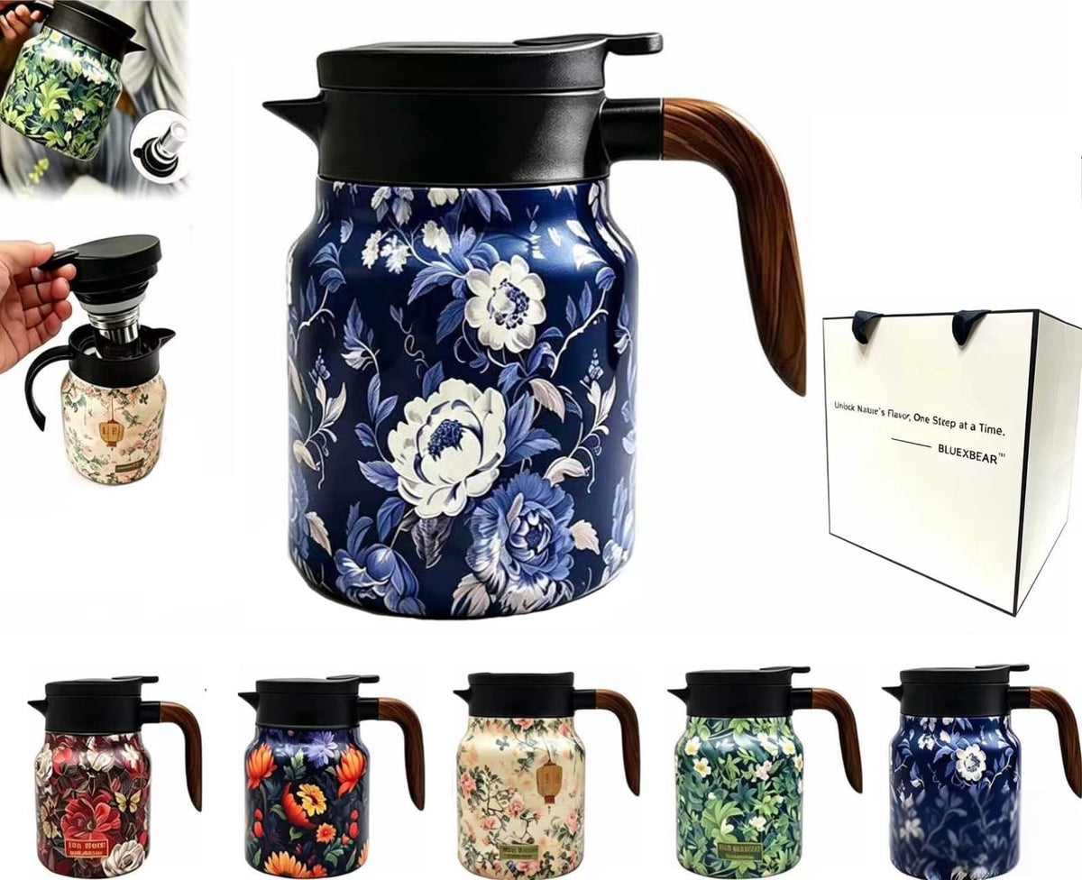 Vintage Floral Teapot with infuser