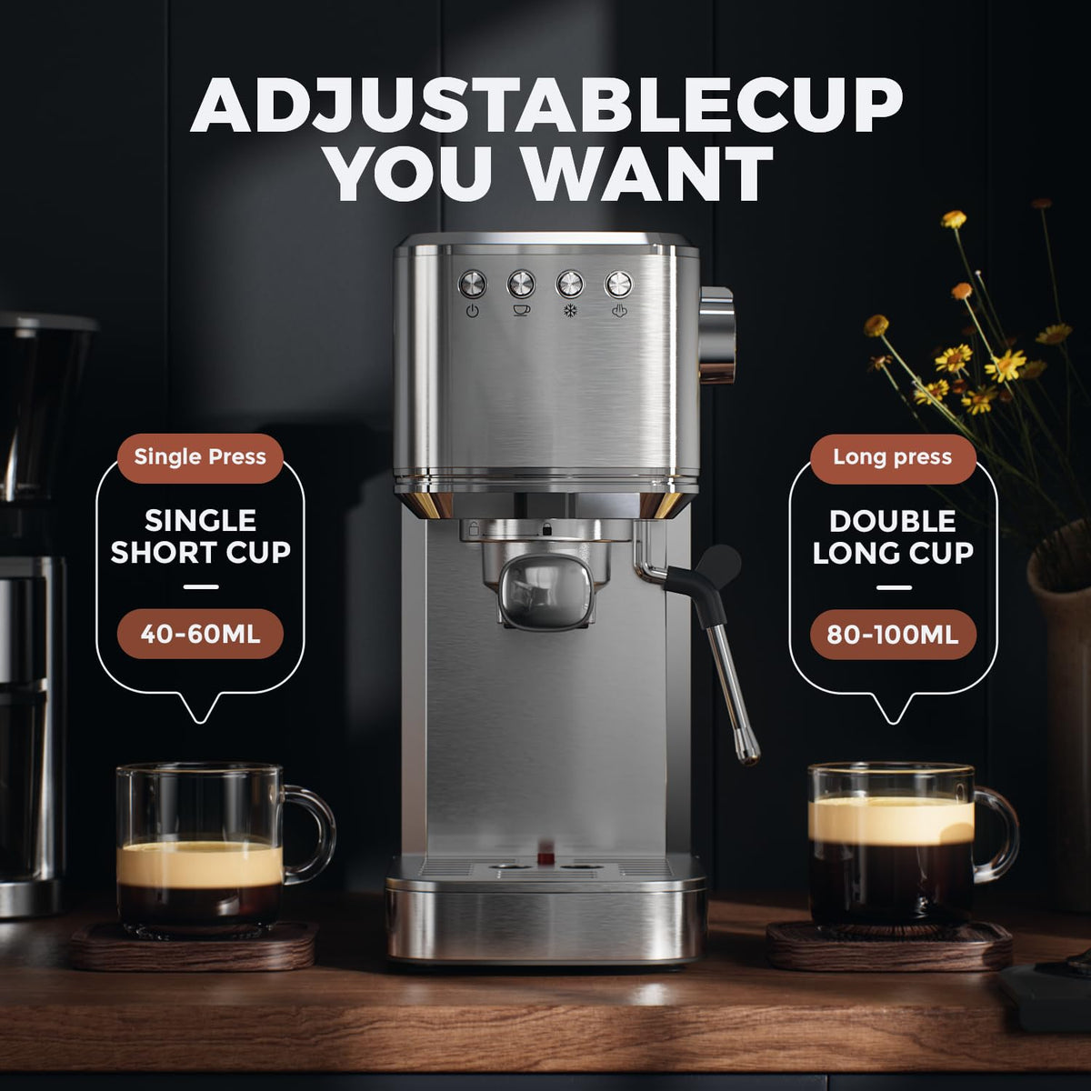 Espresso Machine with Rapid Cold Brew