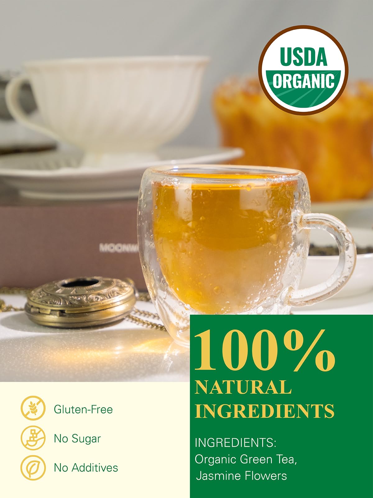 Organic Jasmine Green Tea (16 Ounce)