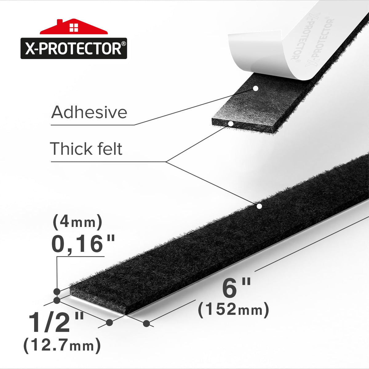 Premium Felt Furniture Pads (20 Count)