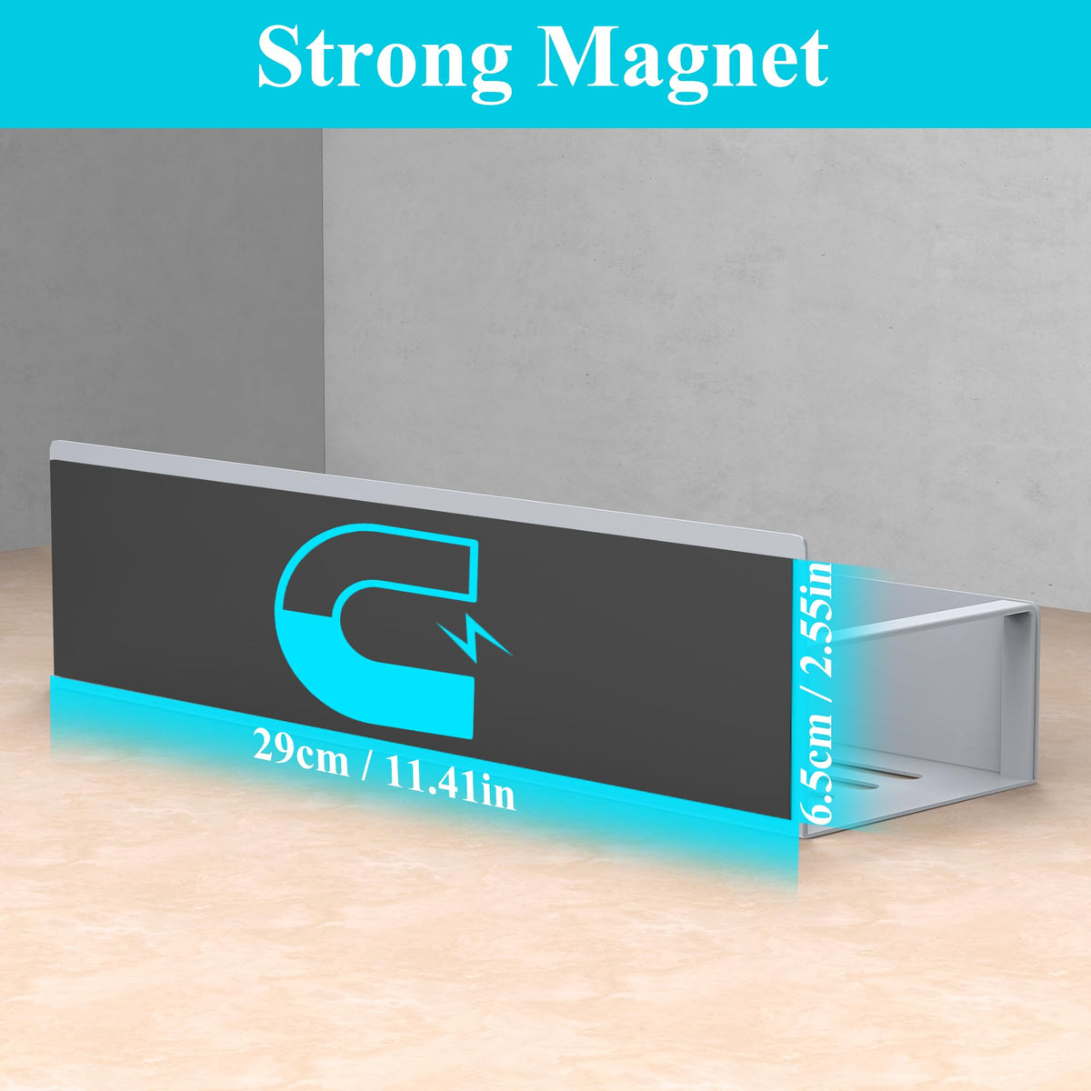4 Pack Magnetic Spice Storage Rack Organizer for Refrigerator and Oven (4 Count)