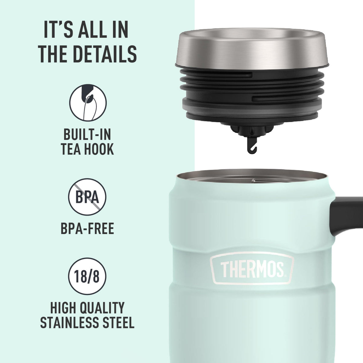 Stainless King Travel Mug with Handle