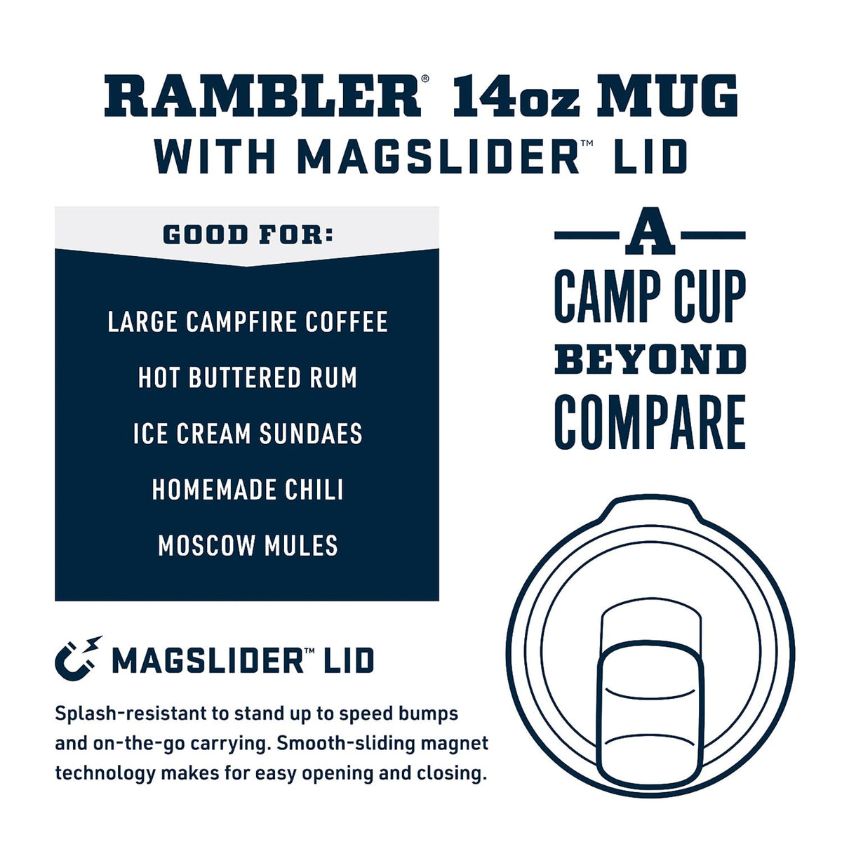 Rambler 14 oz Stackable Mug