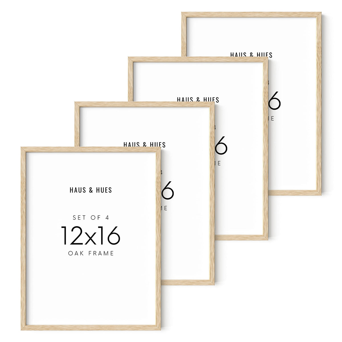 12x16in Beige Oak Wood 4 (4 count)