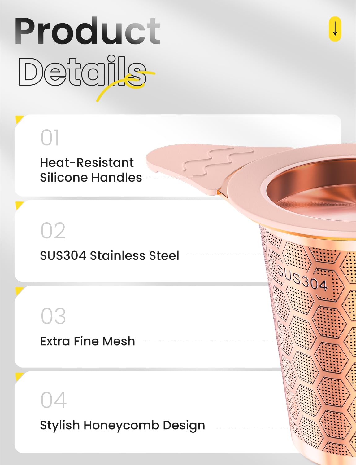 Tea Infuser for Loose Leaf Tea
