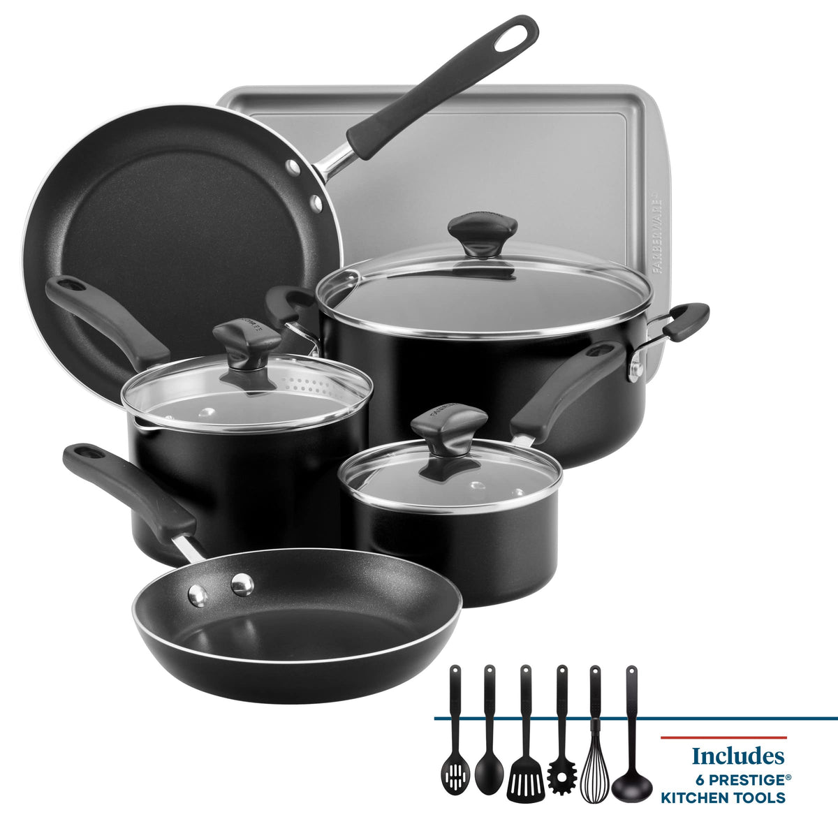 Cookstart Aluminum DiamondMax Nonstick Cookware Set