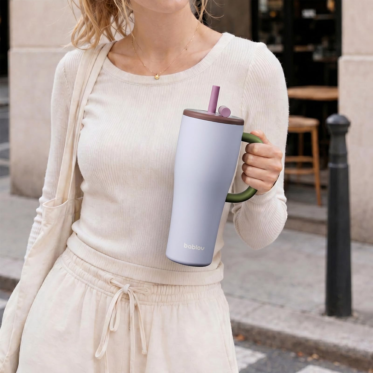 33 oz 316L Stainless Steel Insulated Tumbler with Straw