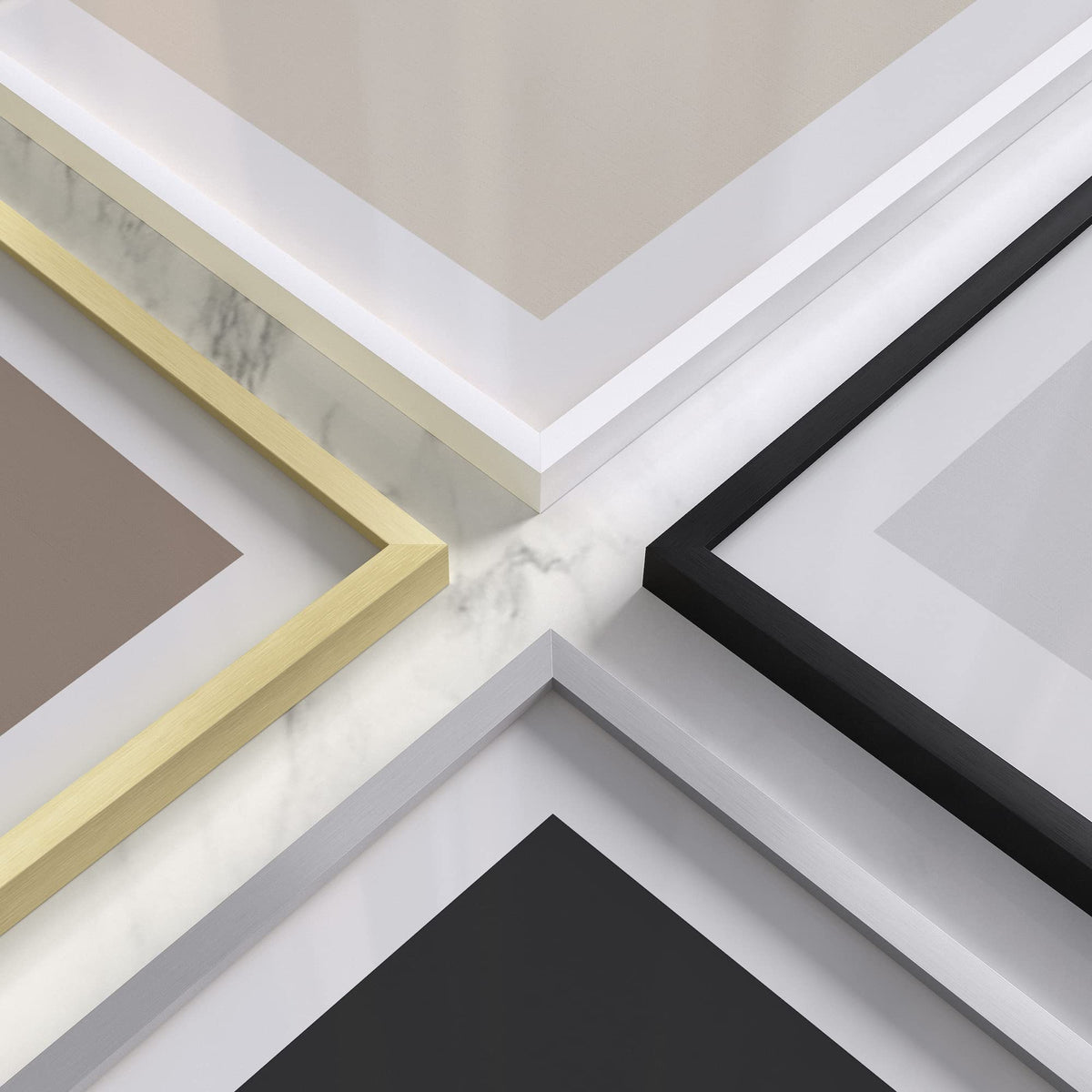20x30 Silver Metal Picture Frames