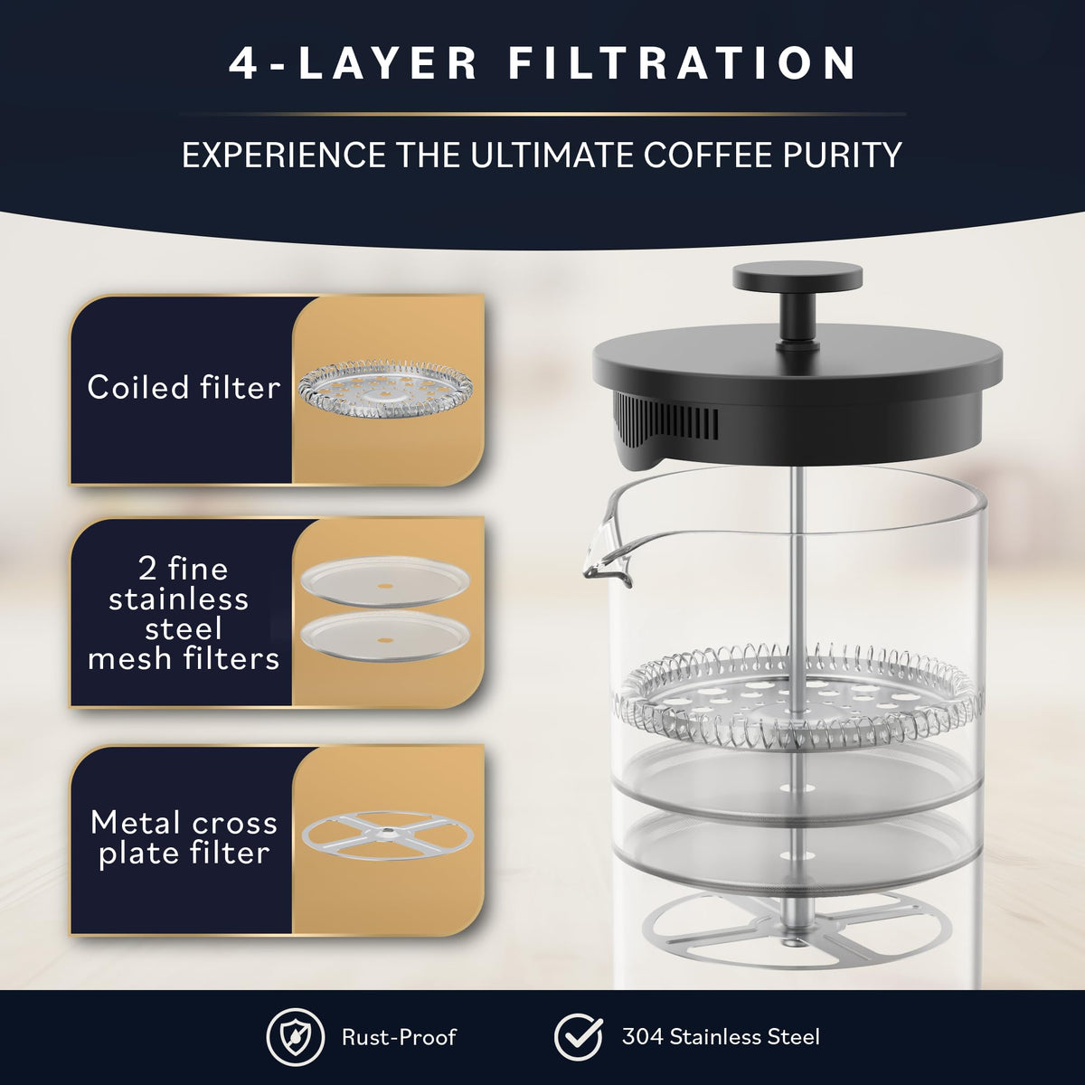 French Press Coffee Maker