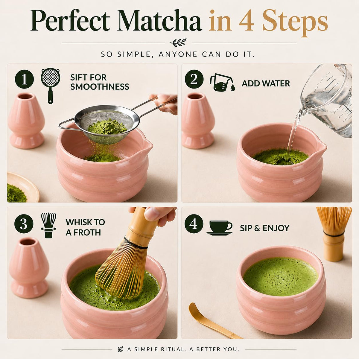 MATCHA WHISK SET PREMIUM 11pcs (11 Count)