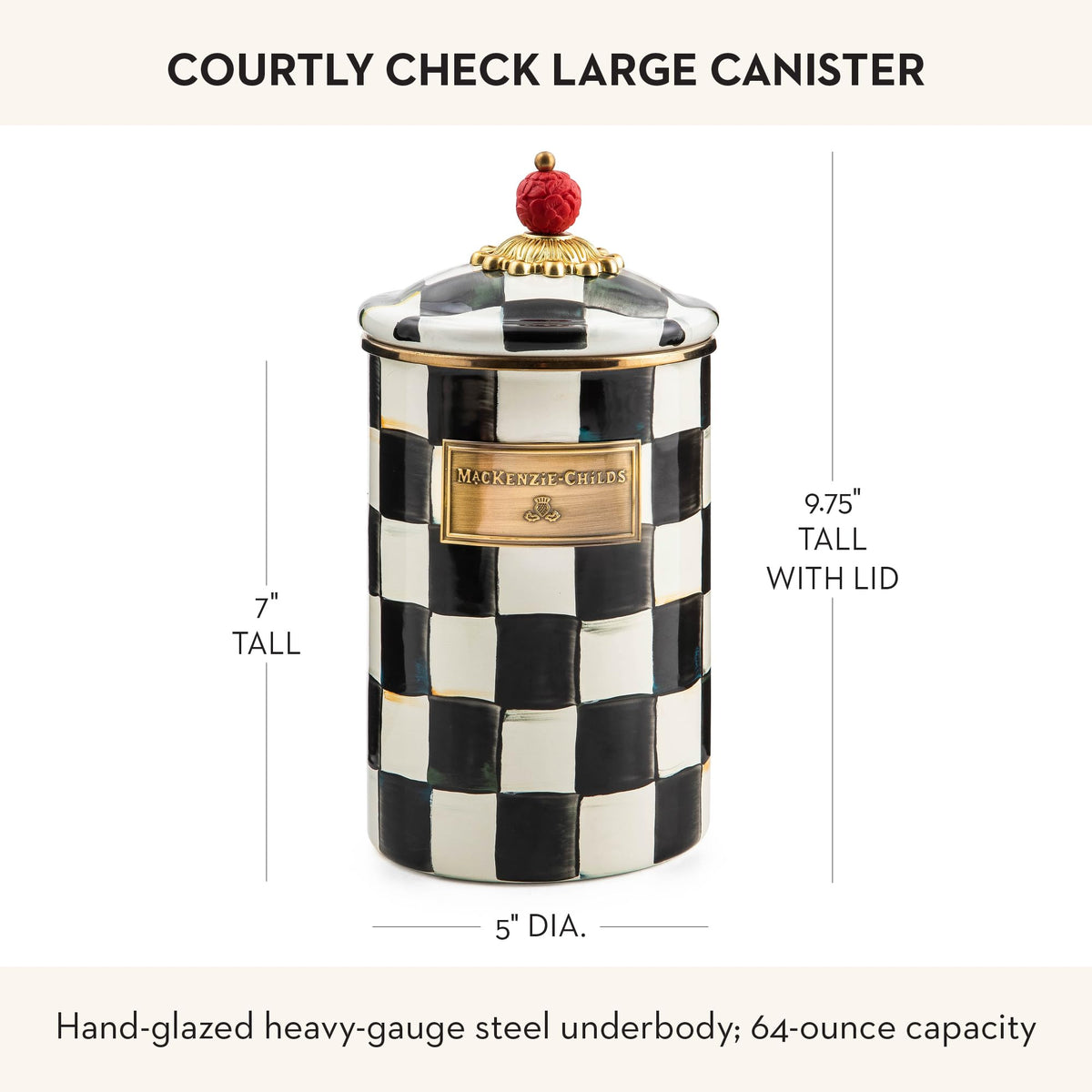 Enamel Canister