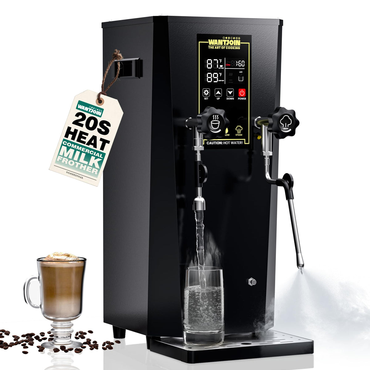 2000W Commercial Milk Frother & Beverage Warmer