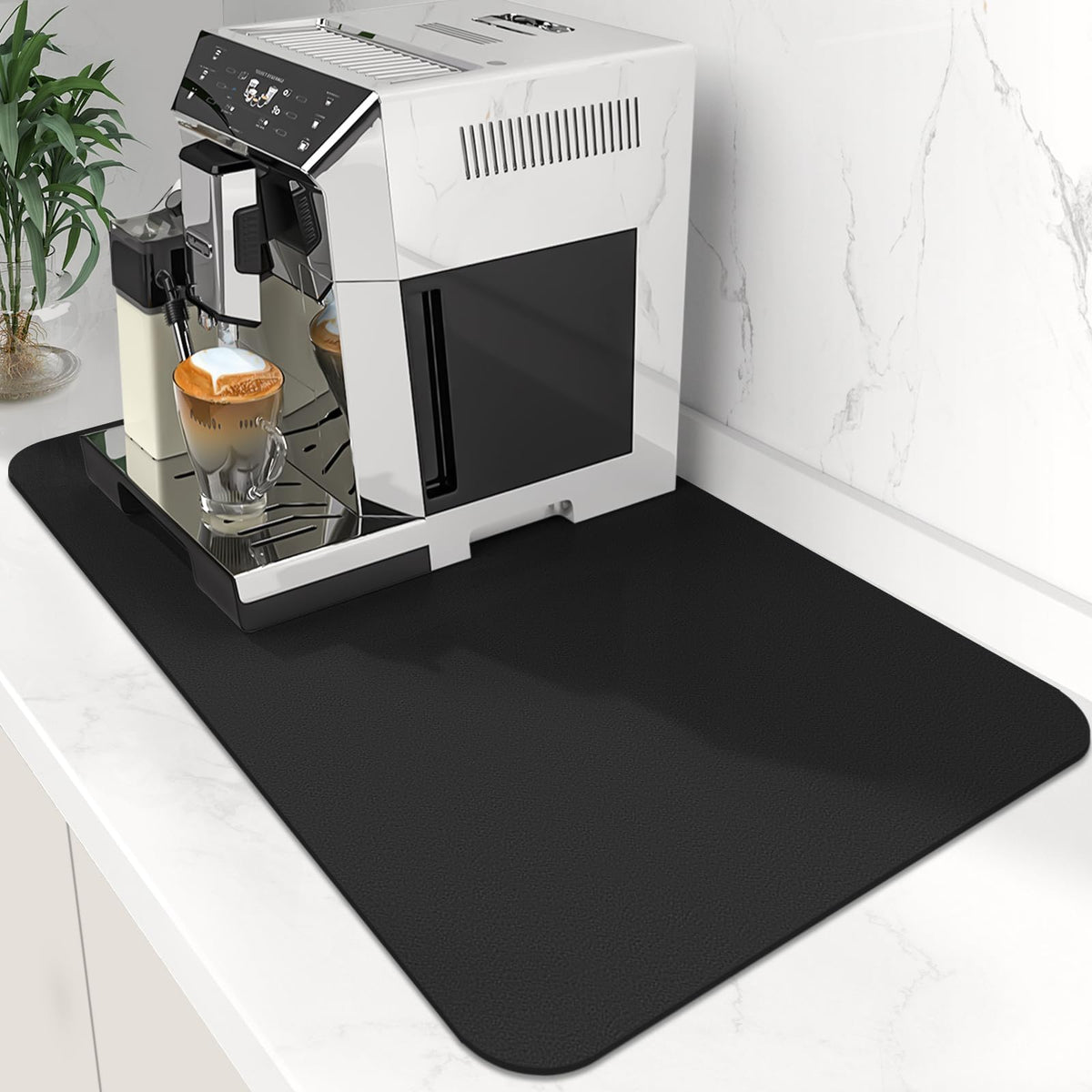 Coffee Mat Super Absorbent Dish Drying Mat Coffee Bar Mat 12"x 19"