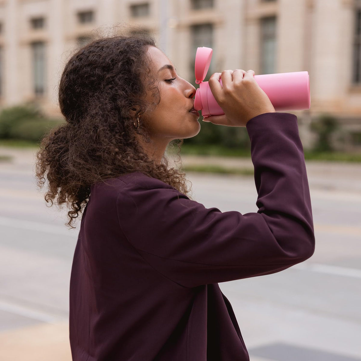 Ceramic Lined Insulated Coffee Tumbler