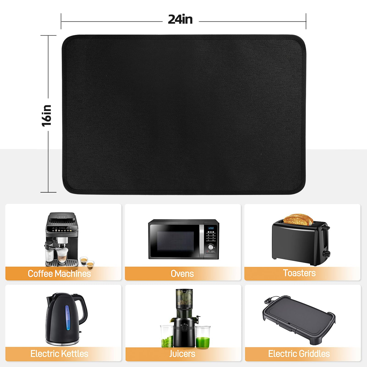 Heat Resistant Mats for Air Fryer on Countertop