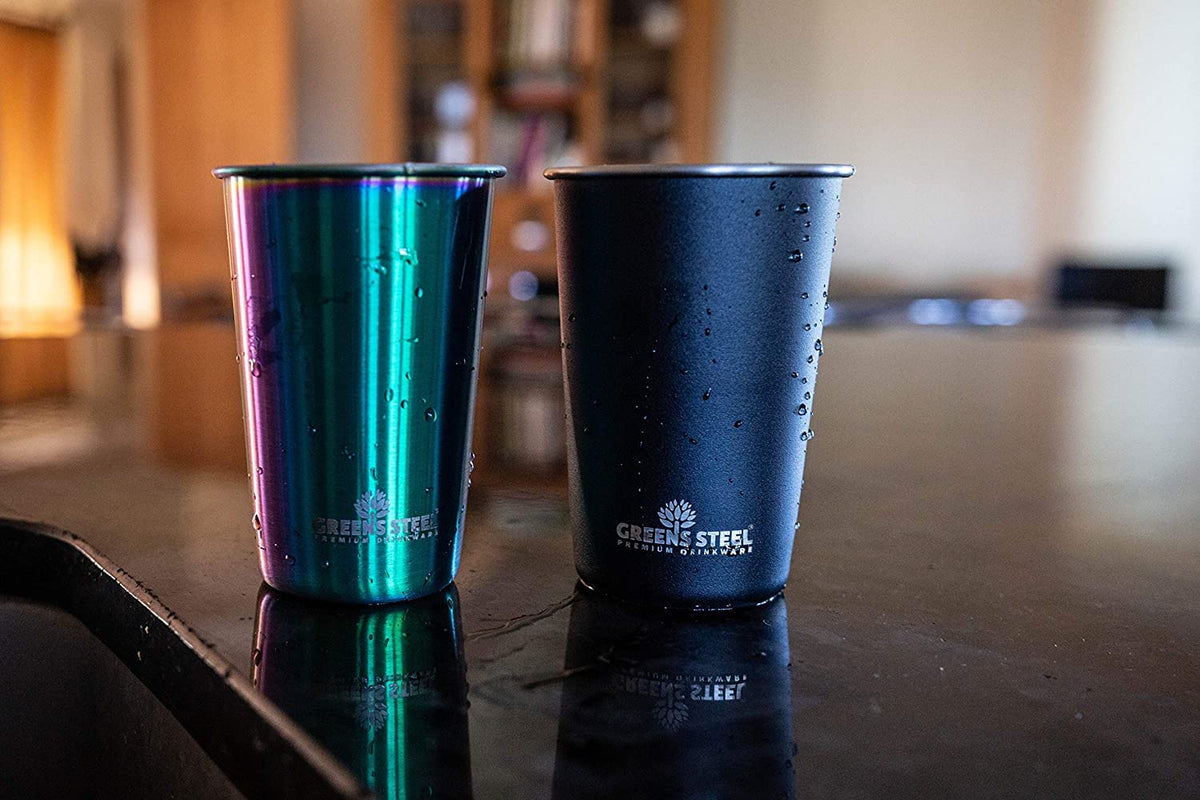 Stainless Steel Cups (4 Count)