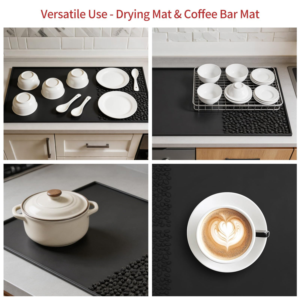 25"x17" Coffee machine Mat Large