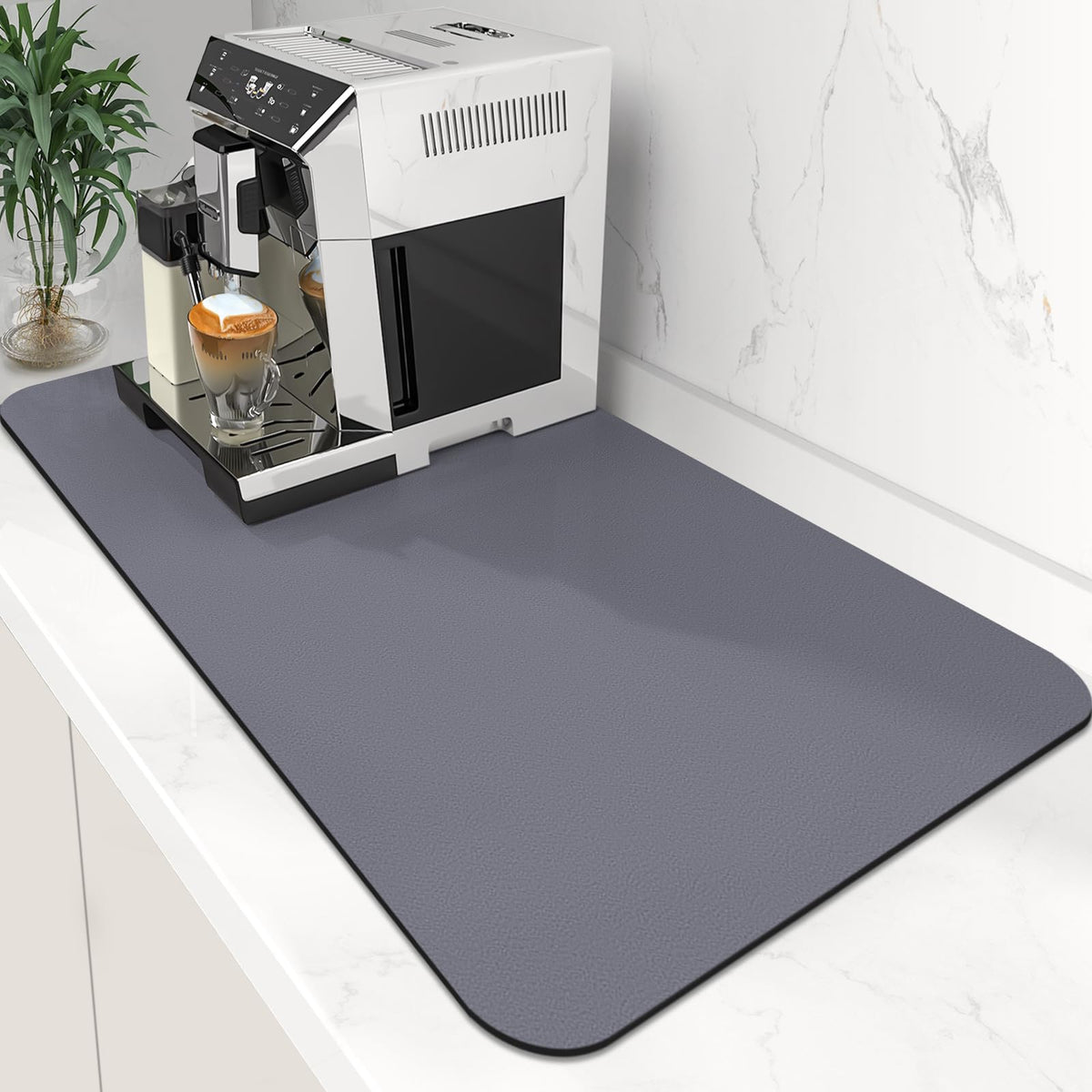 Coffee Mat Super Absorbent Dish Drying Mat Coffee Bar Mat 17"x 30"