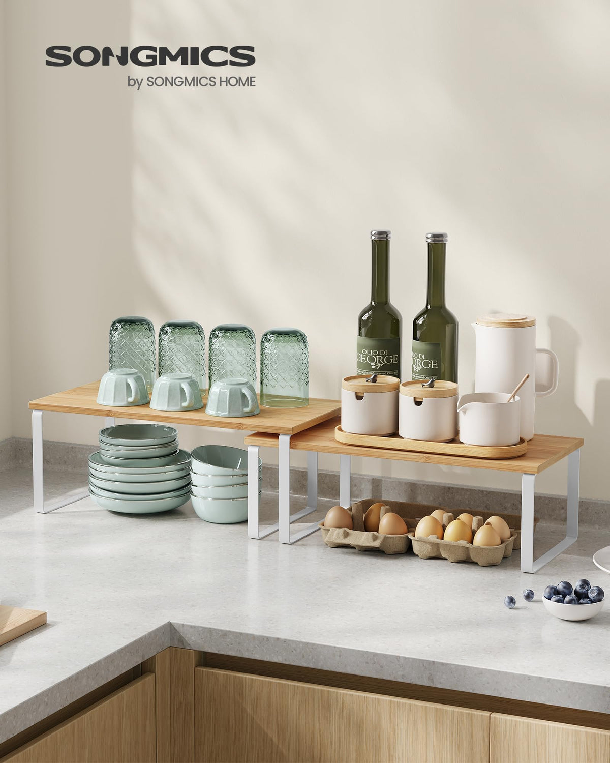 Cabinet Organizer Shelf (2 Count)