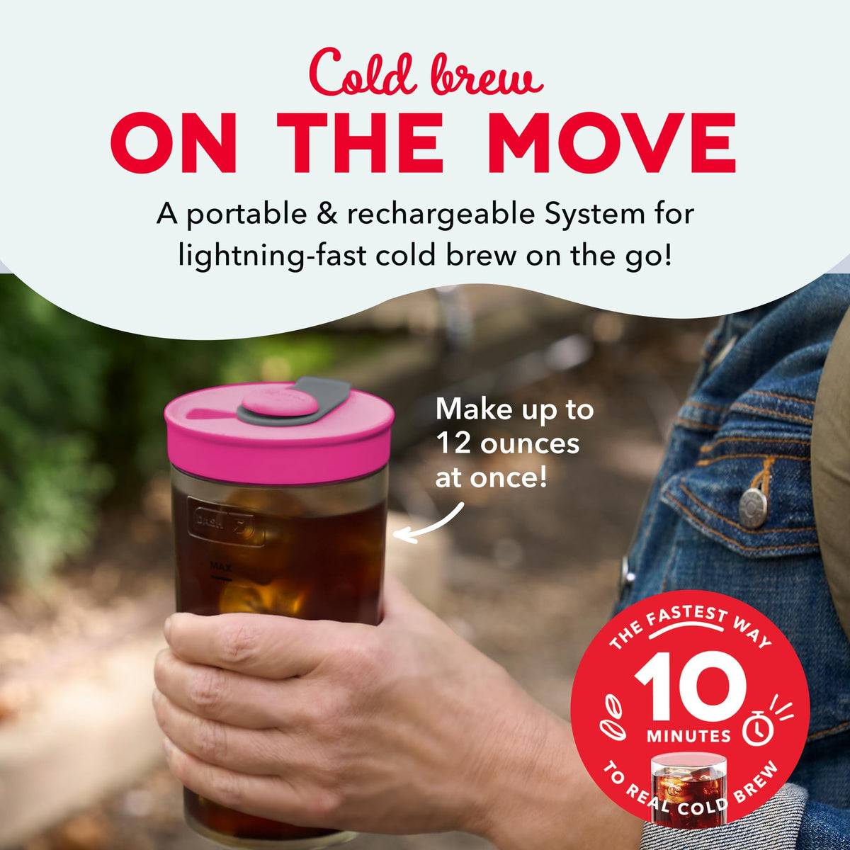 Brew2Go™ Portable Cold Brew Coffee Maker