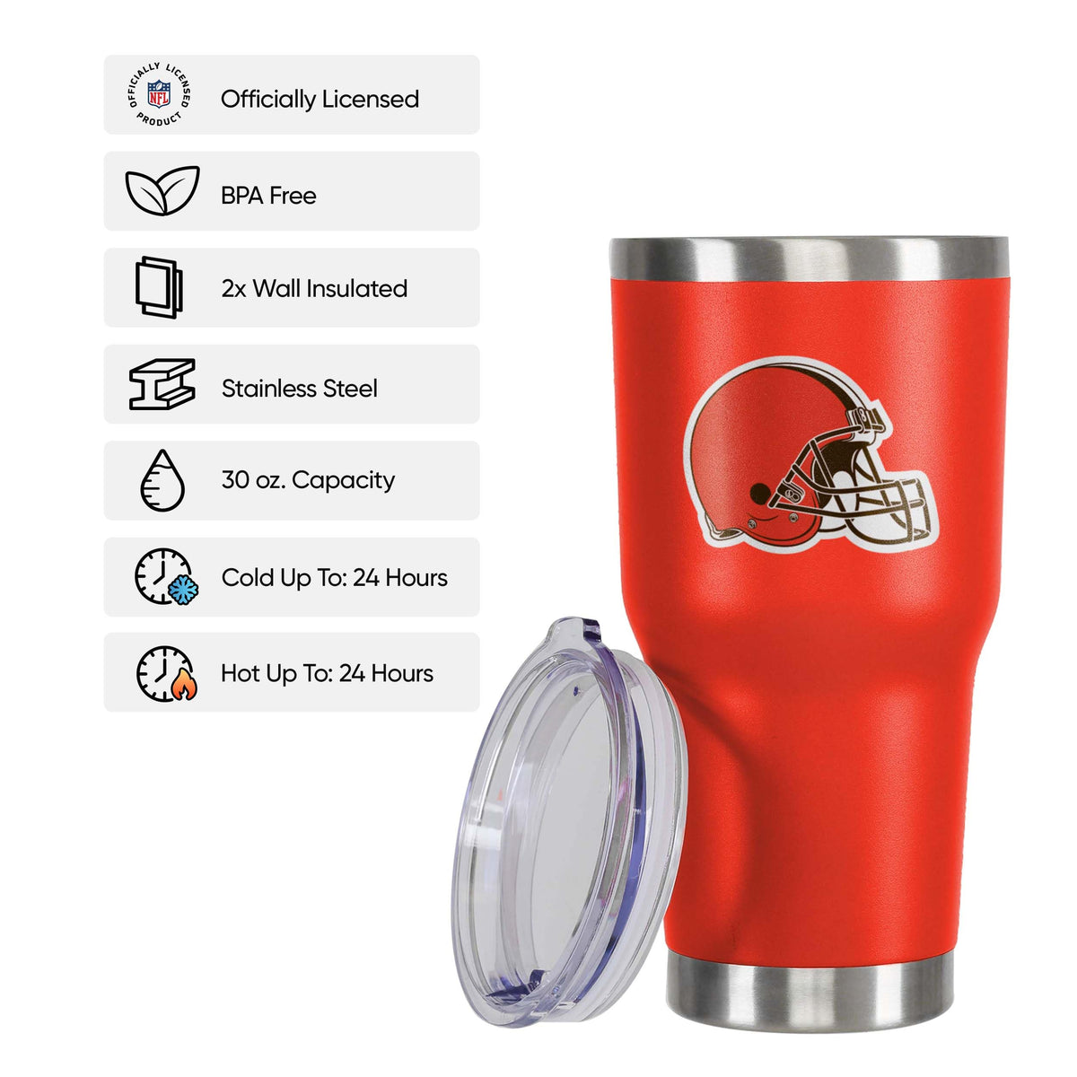 Cleveland Browns NFL Team Logo 30 oz Tumbler