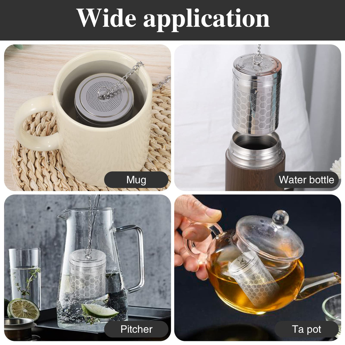 2 Pack Large Tea Infusers For Loose Tea (2 Count)