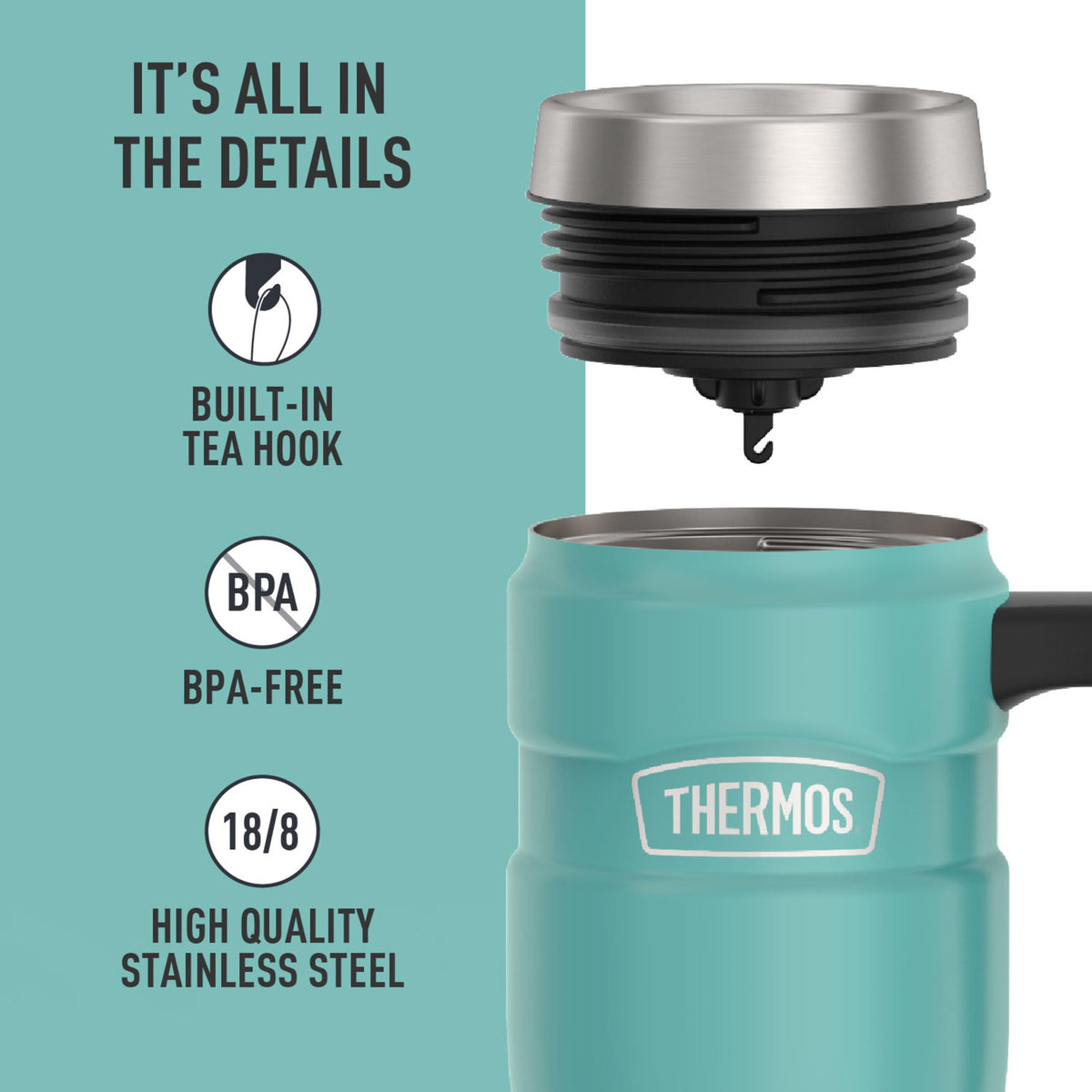 Stainless King Travel Mug with Handle