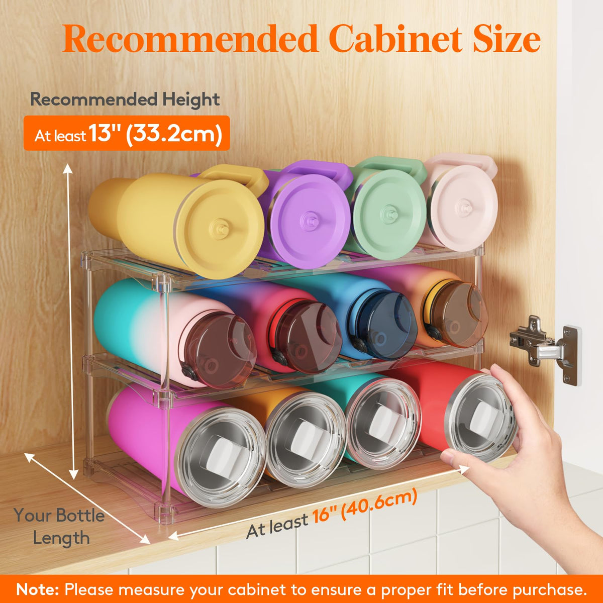 Stackable Bottle Storage Organizer