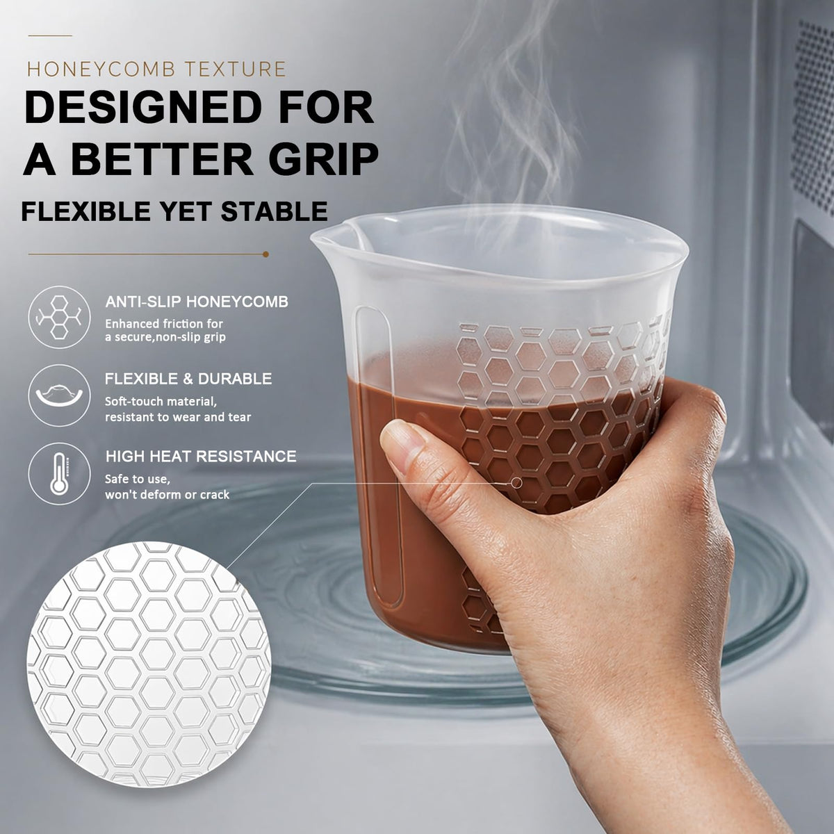 Silicone Measuring Cups Set 1 (6 Count)