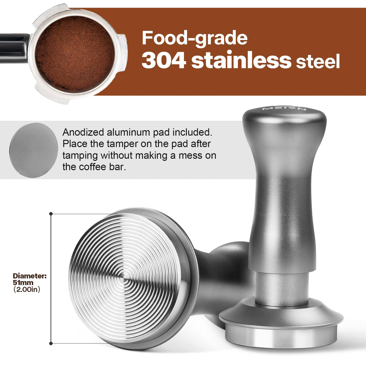 51mm Espresso Tamper