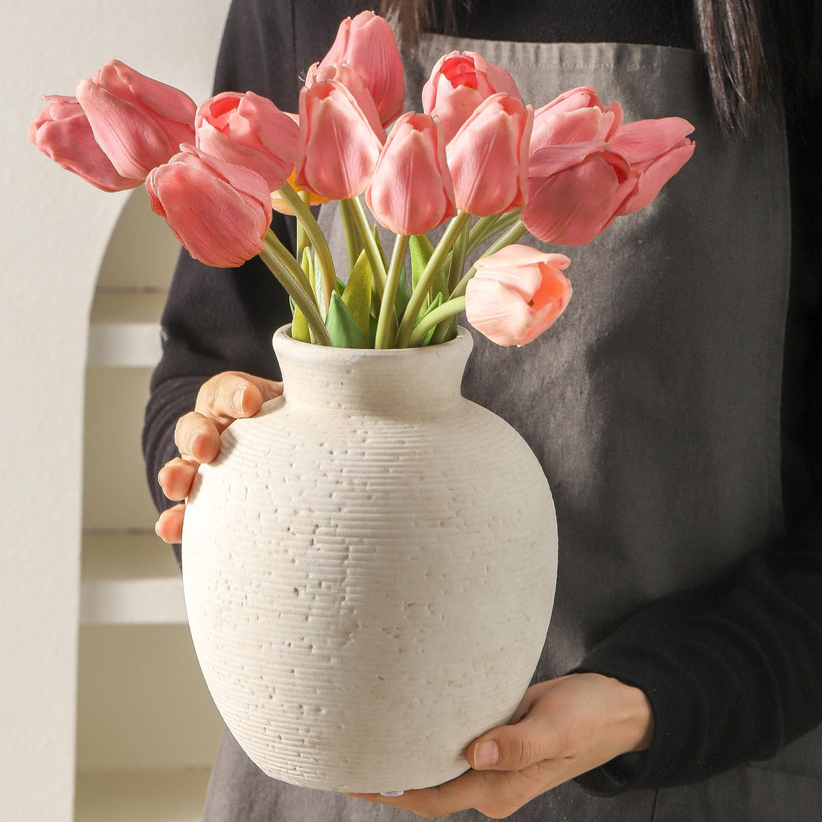 Ceramic Flower Vase Home Decor