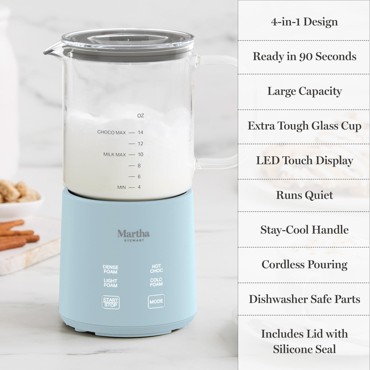 10oz Milk Frother & Steamer