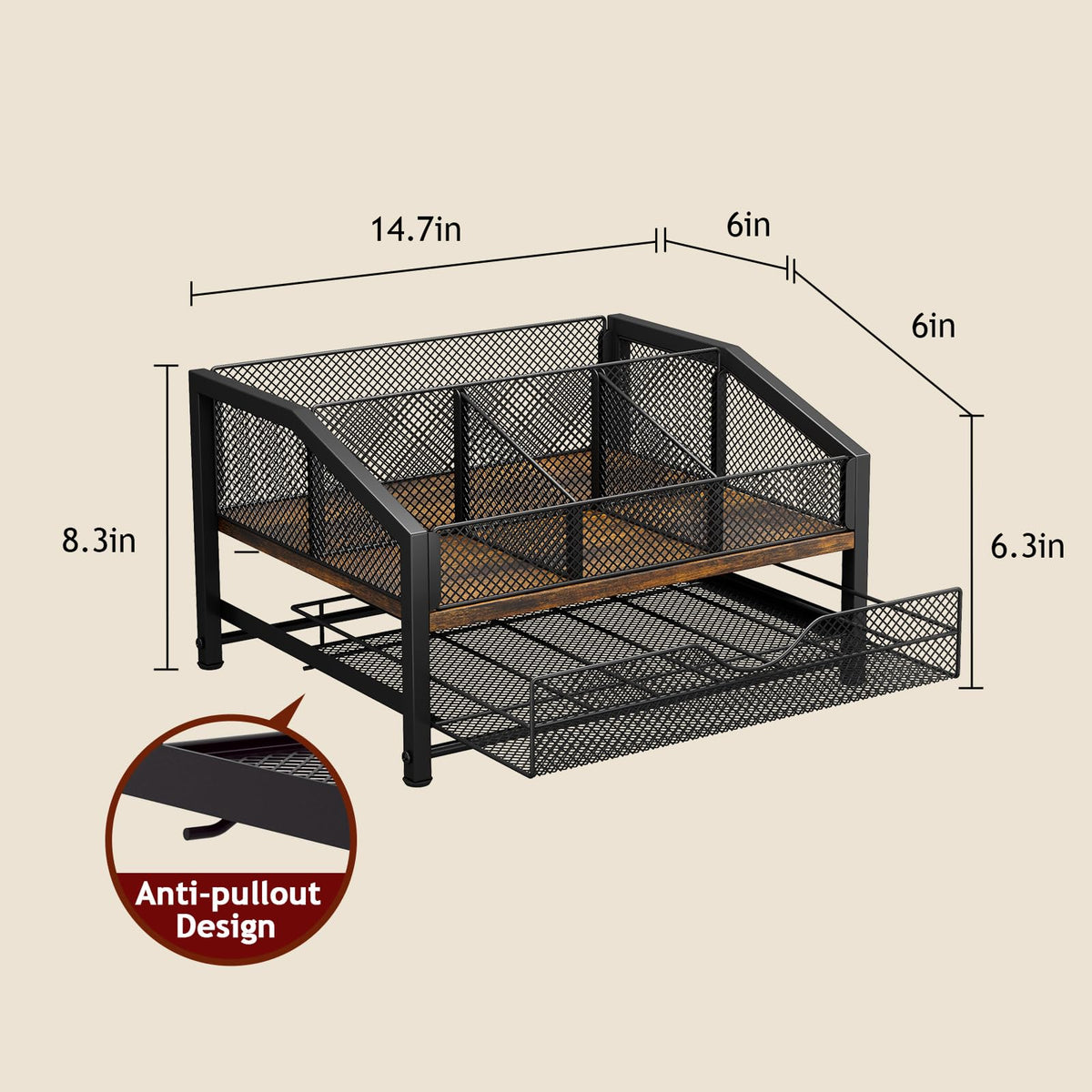 Coffee Bar Organizer