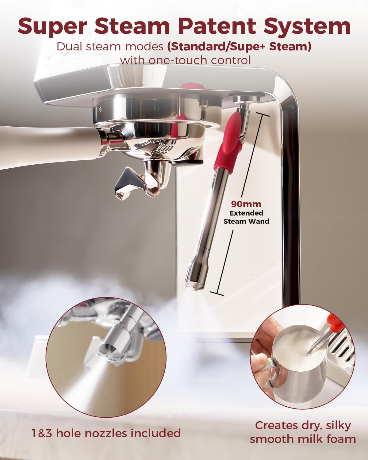 E2 Gen3 Espresso Machine with G1 Conical Burr Coffee Grinder