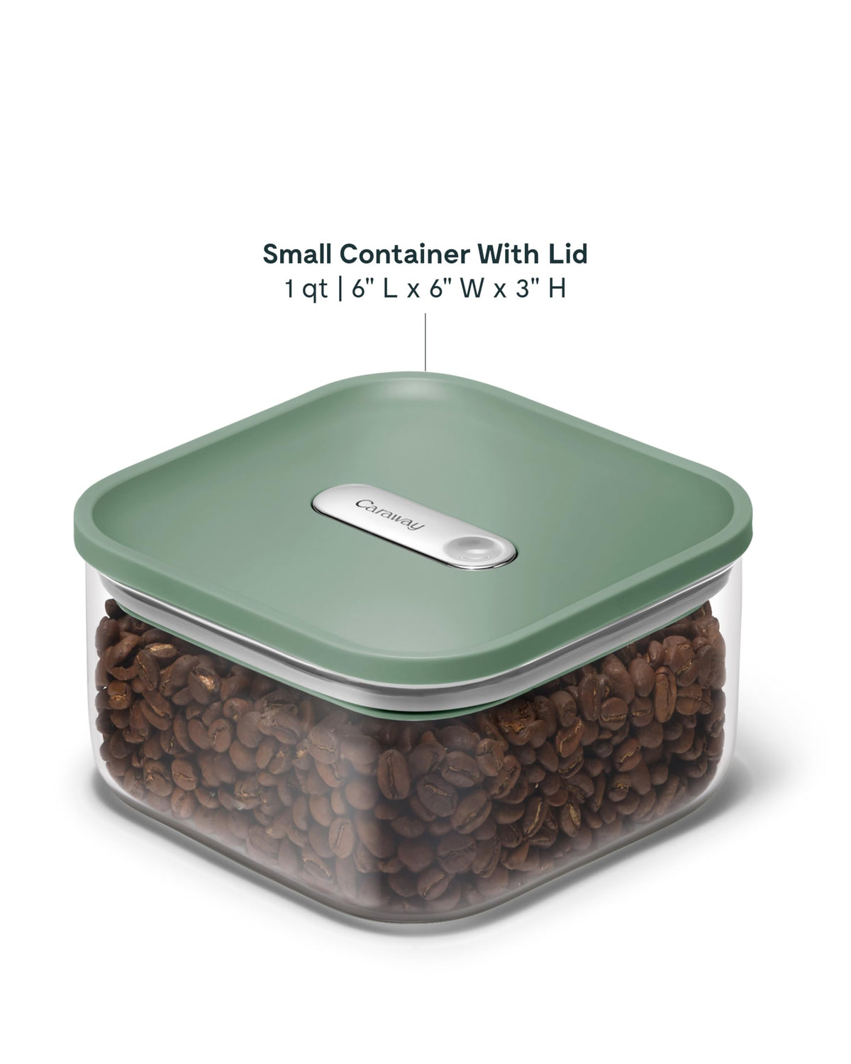 1 qt Glass Airtight Food Storage Containers with Lids (6 Count)
