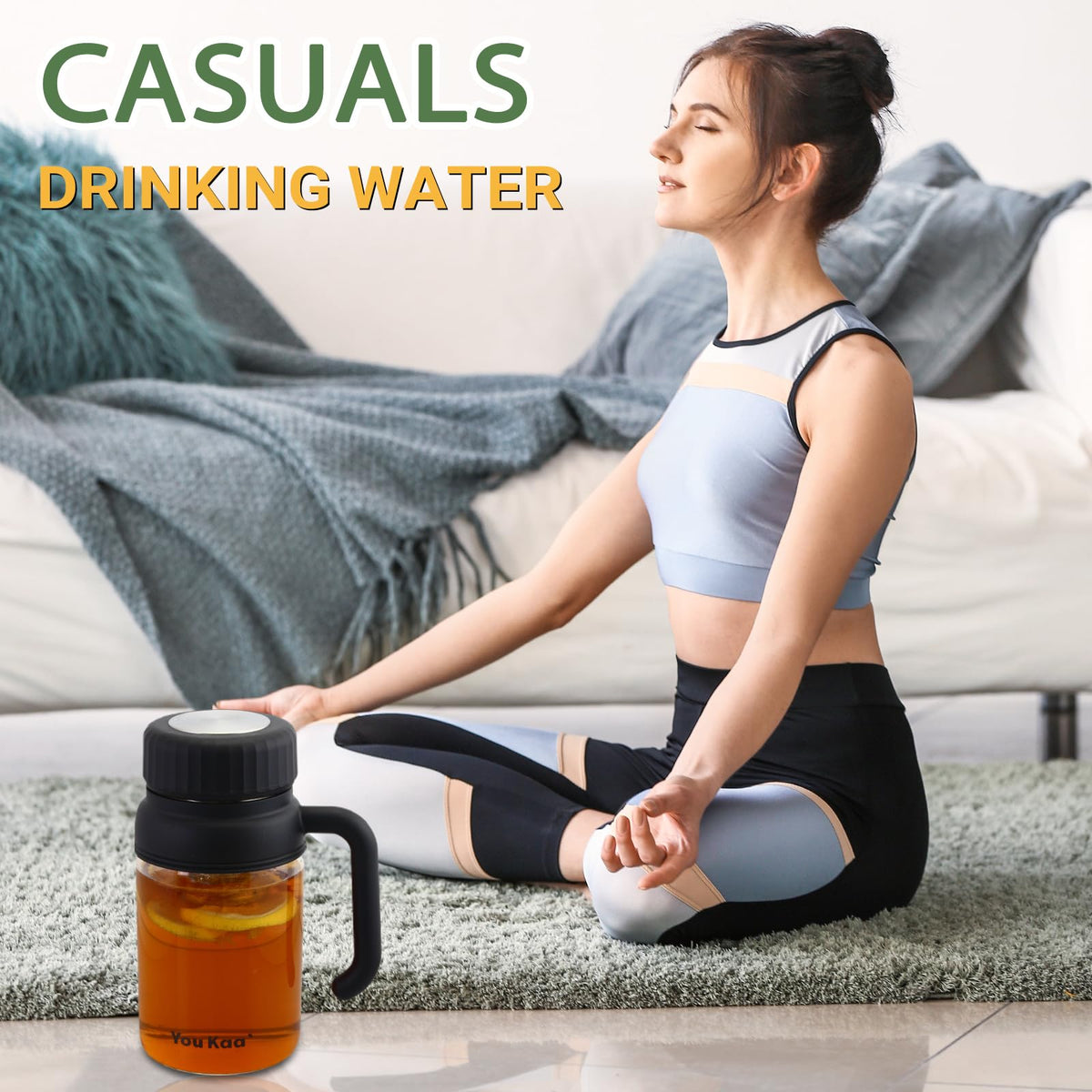 32oz Glass Water Bottle