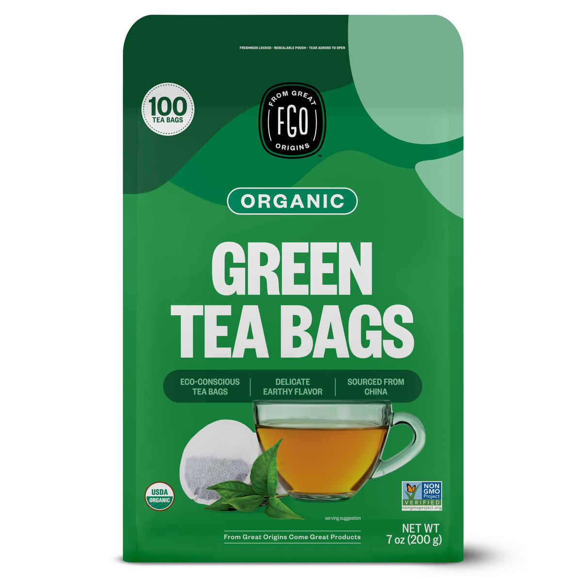 Organic Green Tea (100 Count)