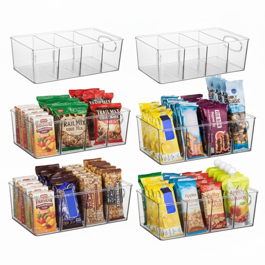 Pantry Organizers and Storage and Cabinet Organizer (4 Count)