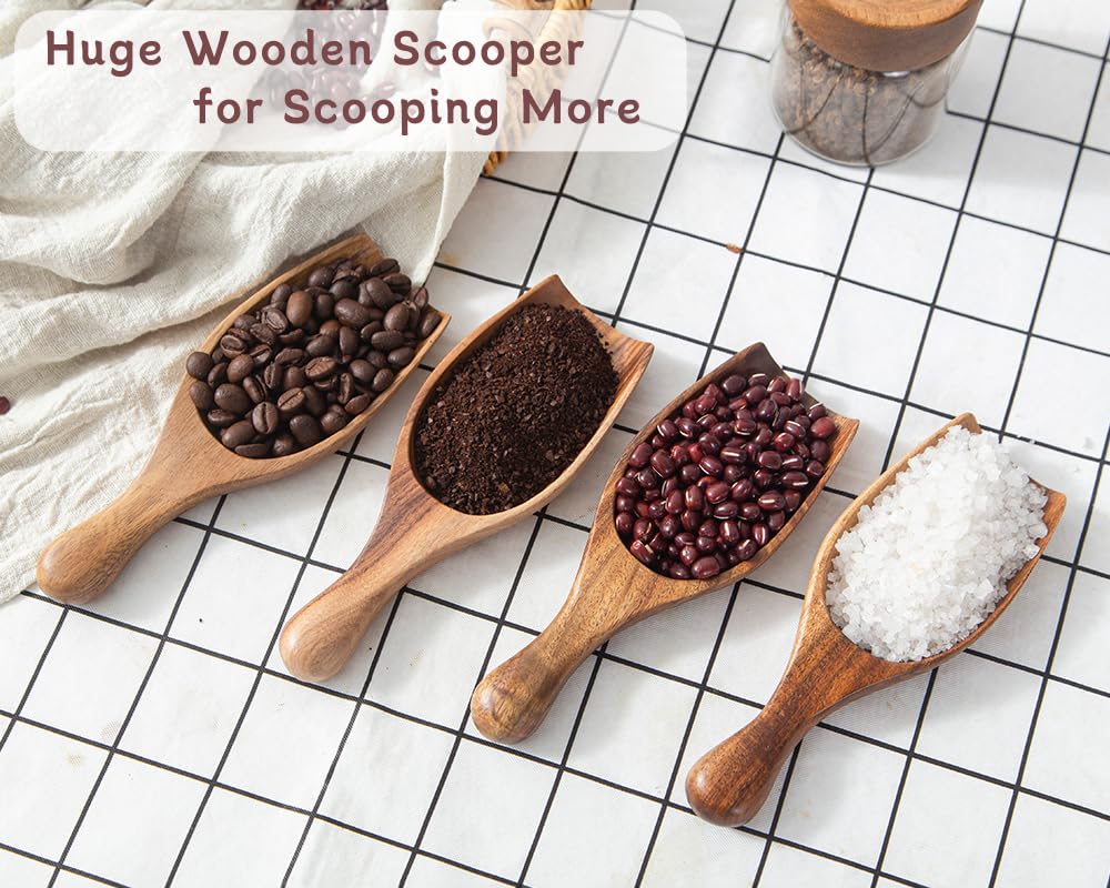 Acacia Coffee Scoop (4 Count)