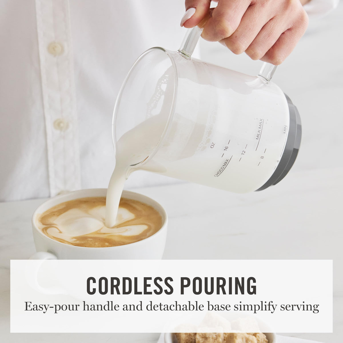 10oz Milk Frother & Steamer