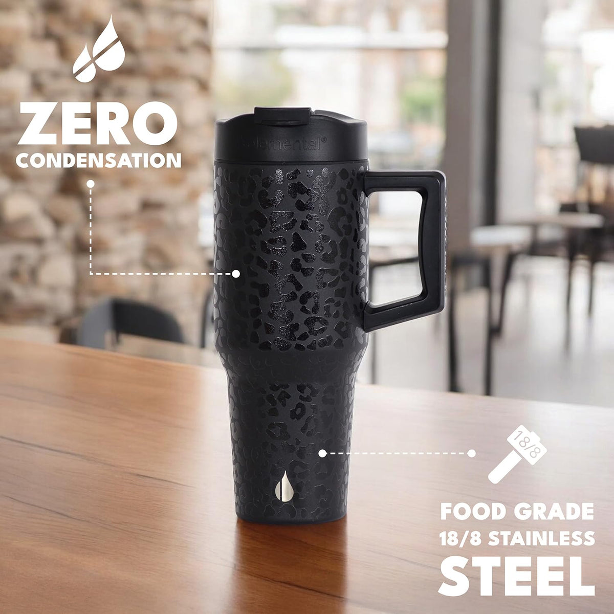100% Leak Proof 32oz Tumbler with Handle & Straw Travel Mug