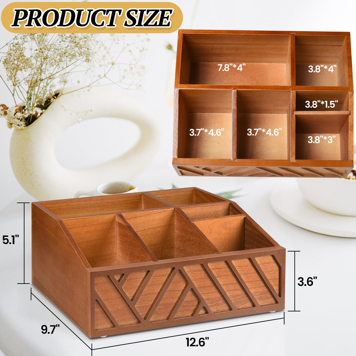 Coffee Station Organizer for Counter (23.52 Ounce)