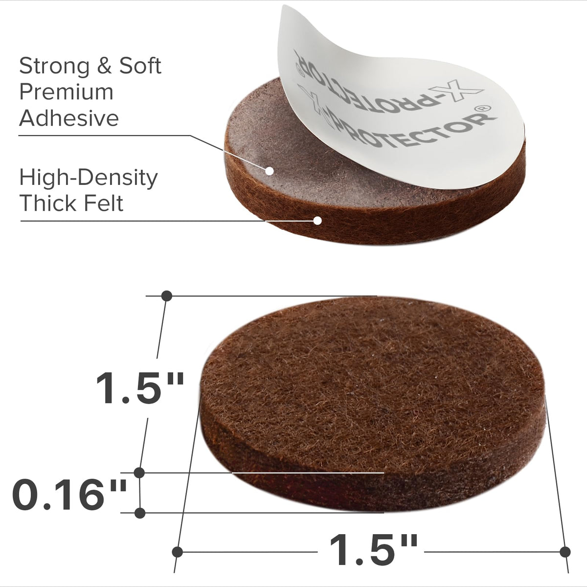Felt Furniture Pads (32 Count)