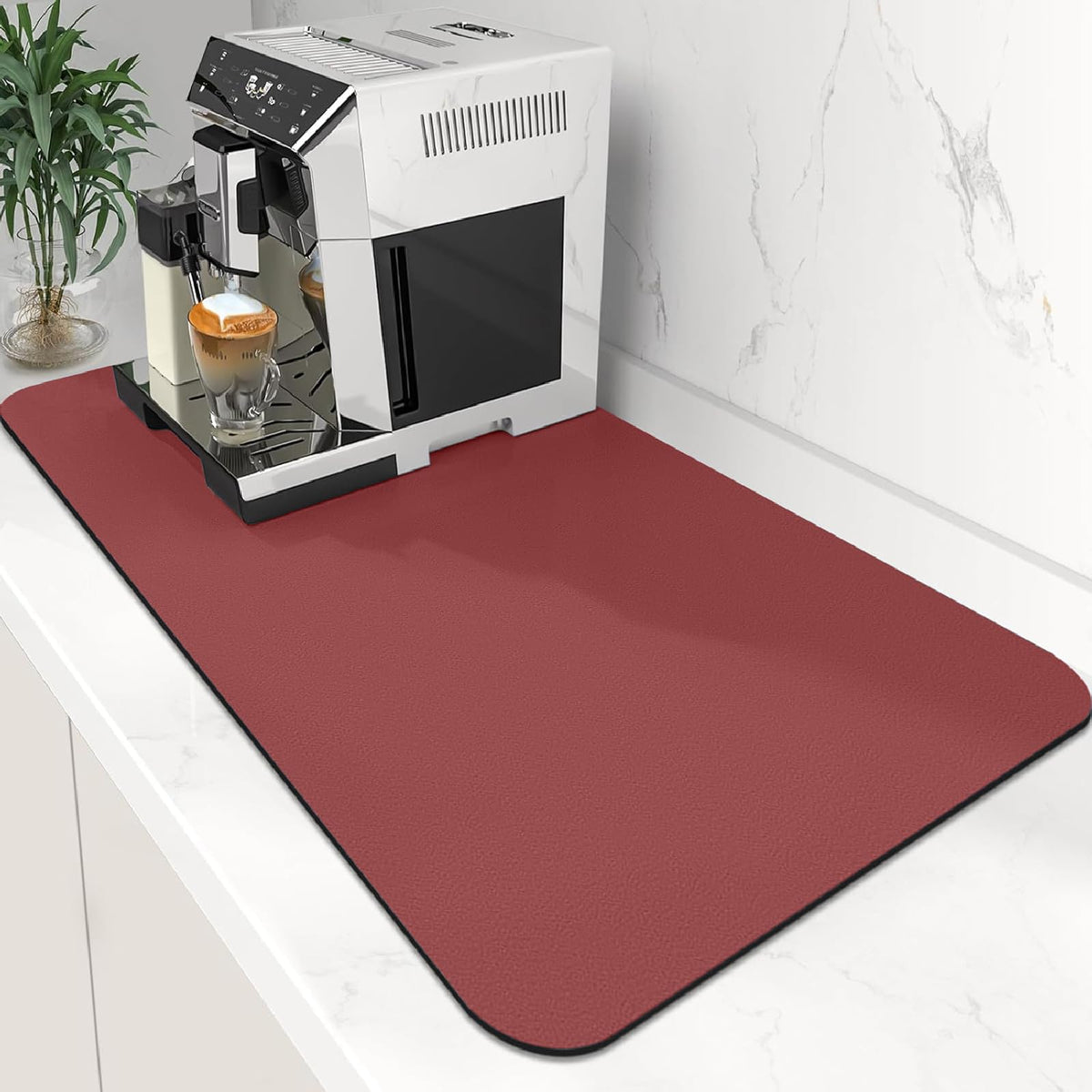 Coffee Mat Super Absorbent Dish Drying Mat Coffee Bar Mat 17"x 30"