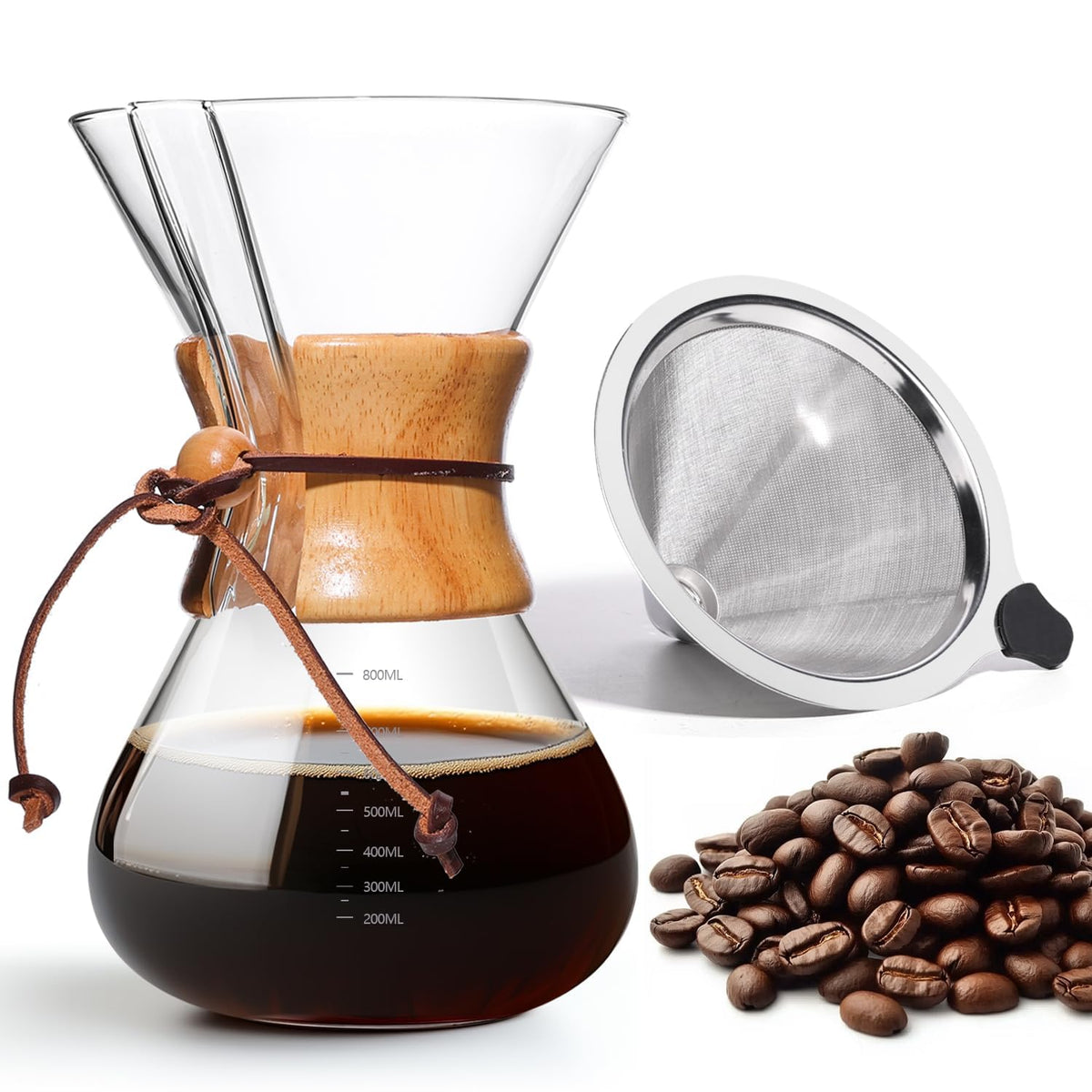 Pour Over Coffee Maker 27 OZ
