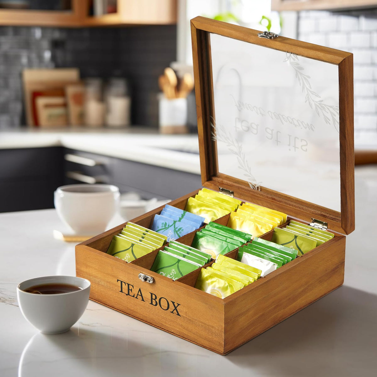 Wooden Tea Box
