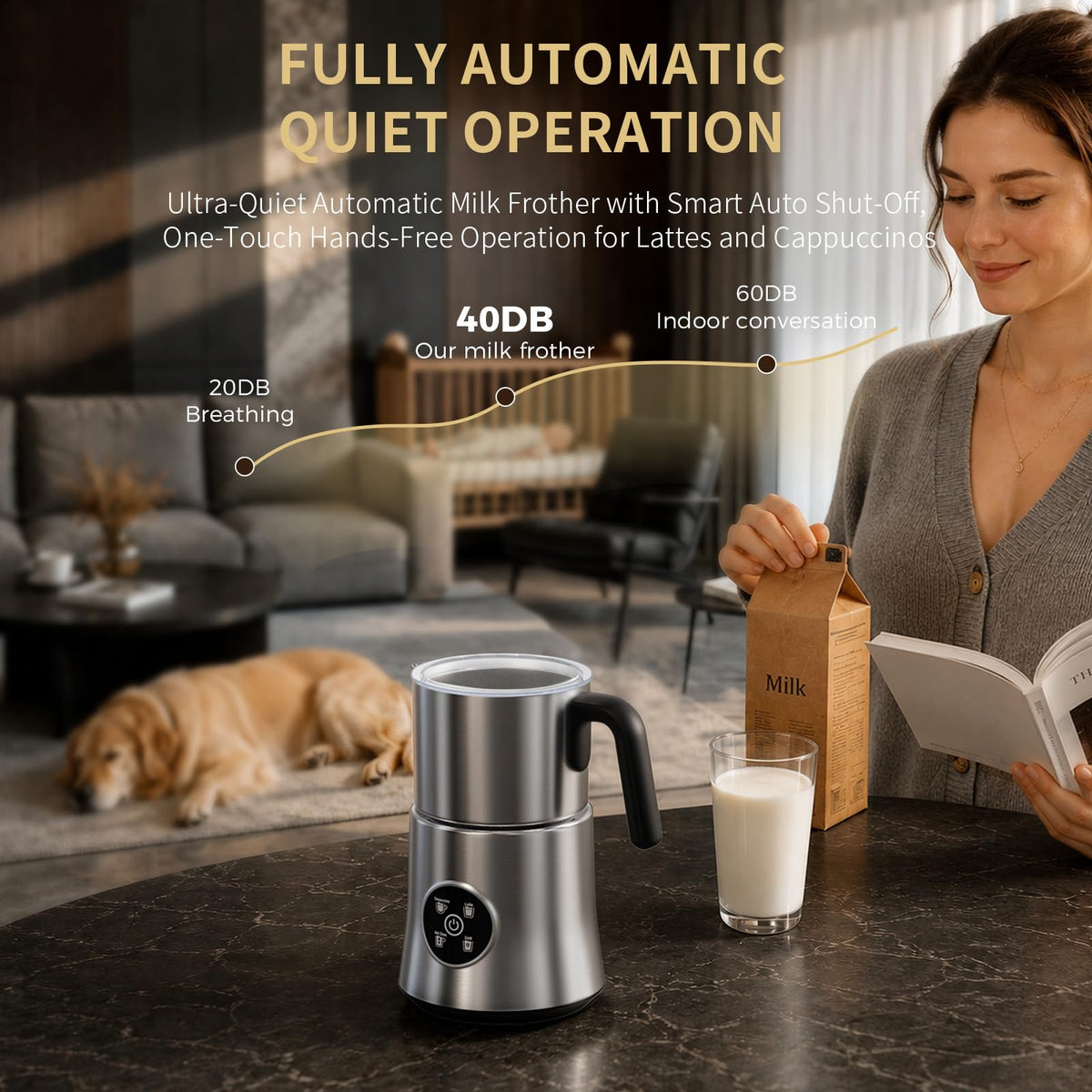 Milk Frother and Steamer