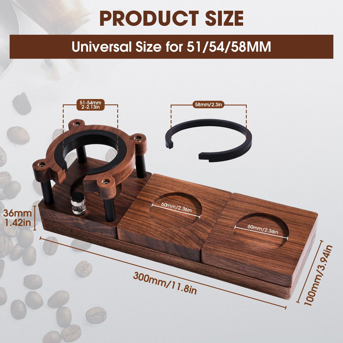 Magnetic Espresso Tamping Station